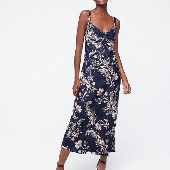J. Crew Dresses & Skirts - NWT J. Crew Silk Mini Dress in Baroque Floral- Sz 4